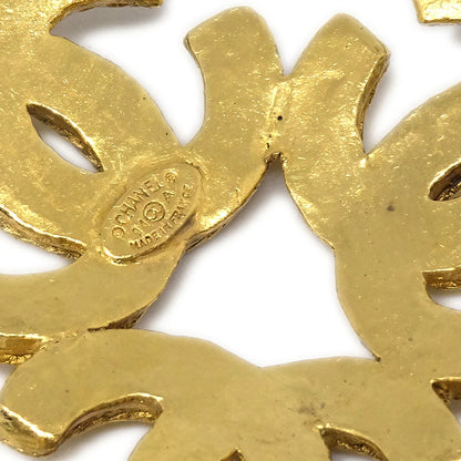 Chanel Triple CC Chain Pendant Necklace Gold 94A