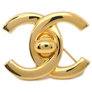 Chanel CC Brooch Pin Gold 96A