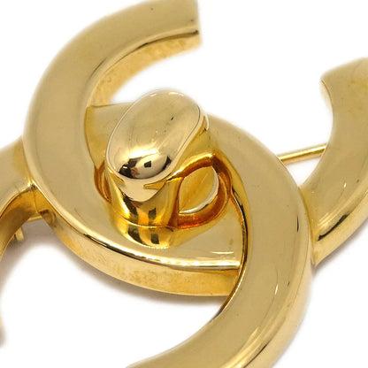 Chanel CC Brooch Pin Gold 96A
