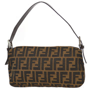 Fendi Brown Zucca Baguette Handbag