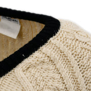 Chanel Fall 1996 wool fisherman knit jumper #44