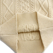 Chanel Fall 1996 wool fisherman knit jumper #44