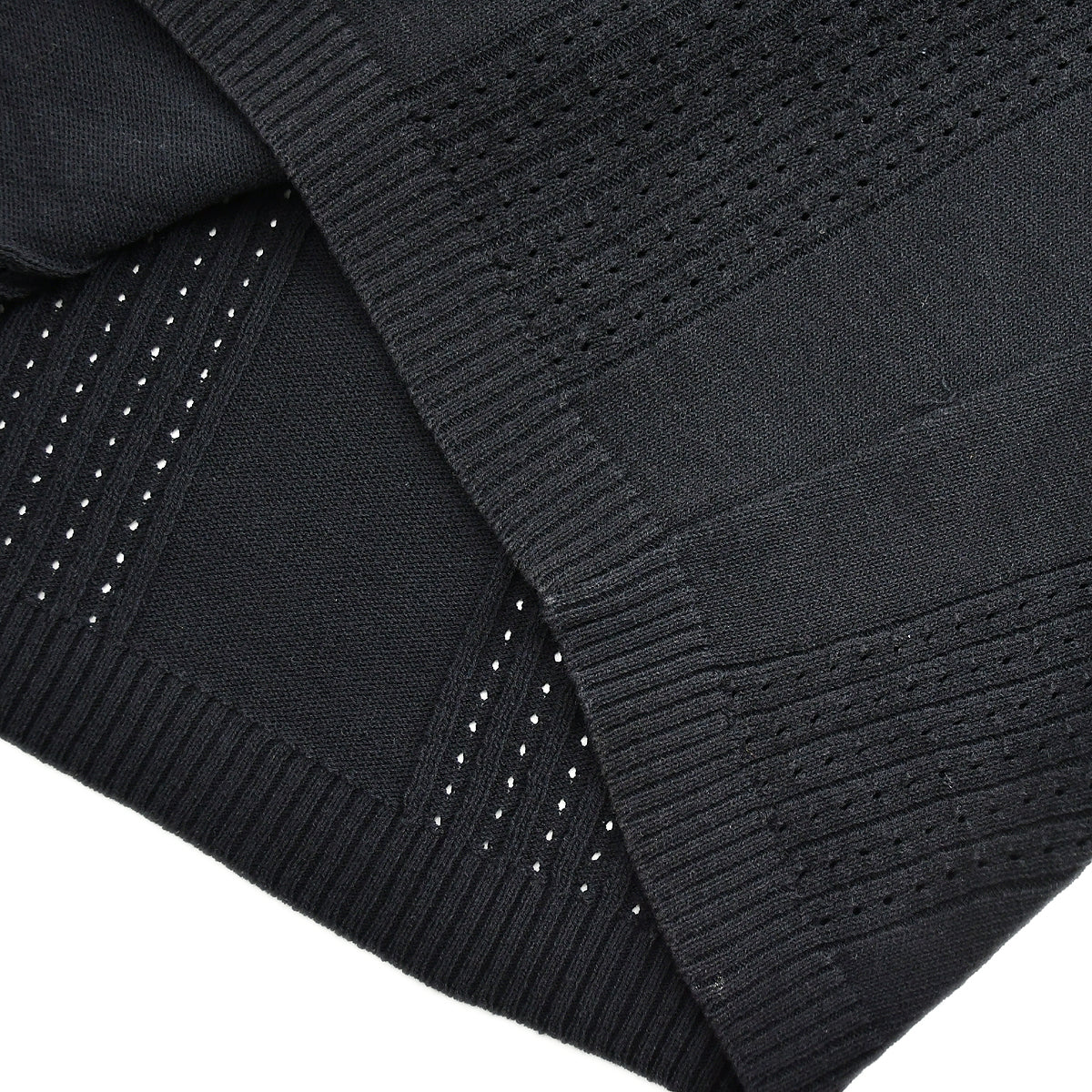 Chanel Short Sleeve Sweater Knit Tops Black 02P #38 – AMORE