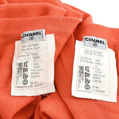 Chanel 1995 cashmere cardigan set #42