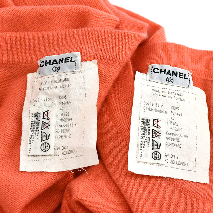 Chanel 1995 cashmere cardigan set #42