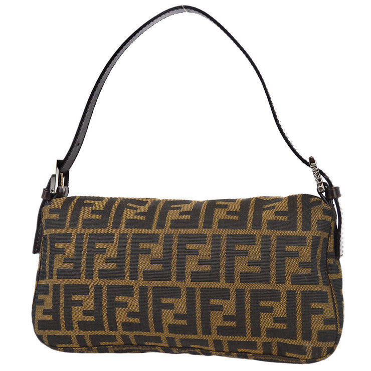 Fendi Brown Zucca Baguette Handbag