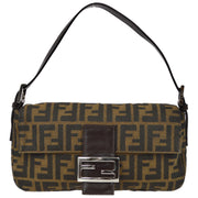 Fendi Brown Zucca Baguette Handbag