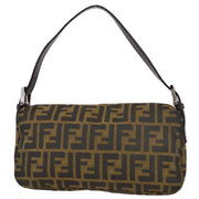 Fendi Brown Zucca Baguette Handbag