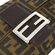 Fendi Brown Zucca Baguette Handbag