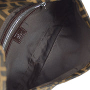 Fendi Brown Zucca Baguette Handbag