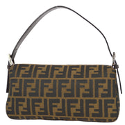 Fendi Brown Zucca Baguette Handbag