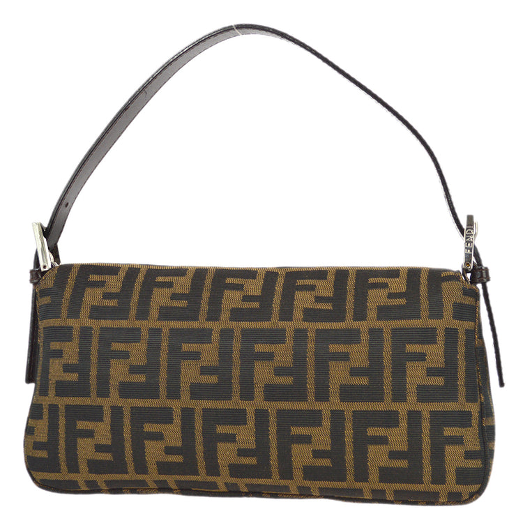 Fendi Brown Zucca Baguette Handbag