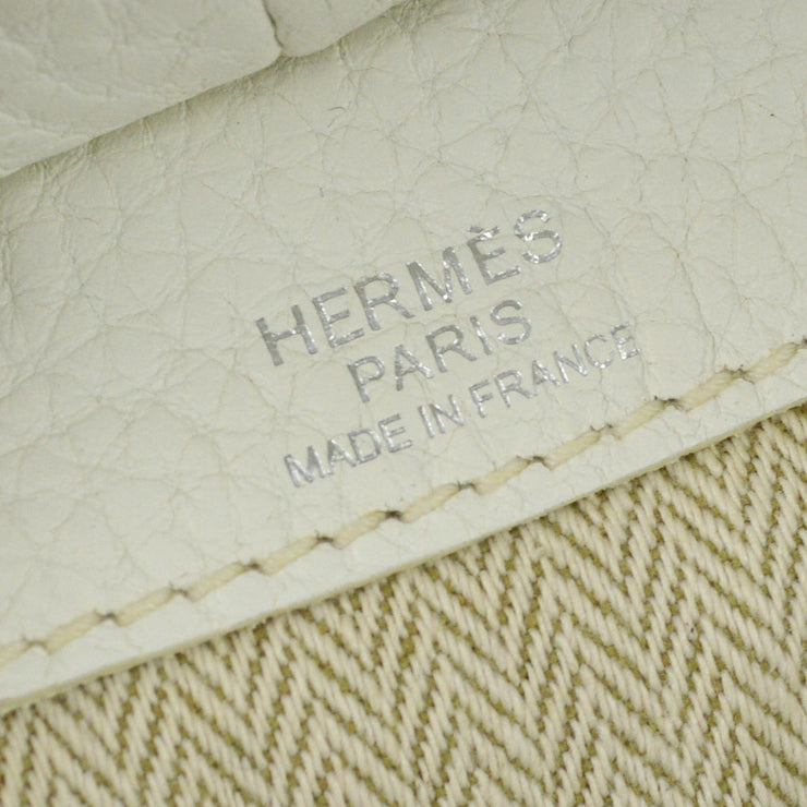 Hermes 2009 White Clemence Pursangle 31