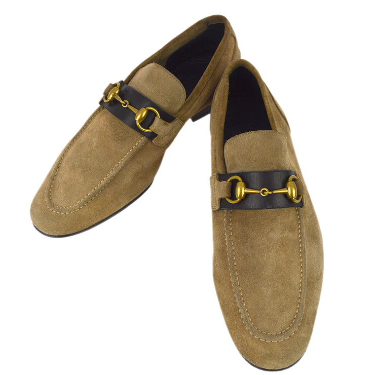 Gucci Suede Horsebit Loafers Shoes #39