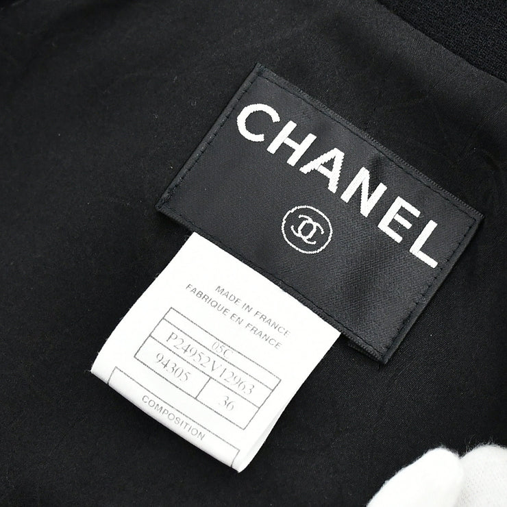 Chanel Cruise 2005 emblem patch single-breasted blazer #36