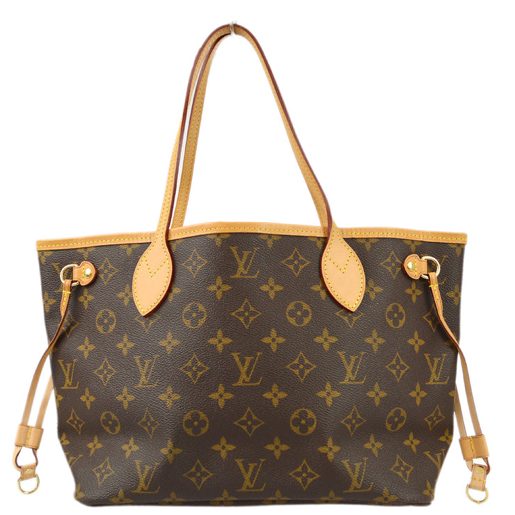 Louis Vuitton 2009 Monogram Neverfull PM Tote Handbag M40155