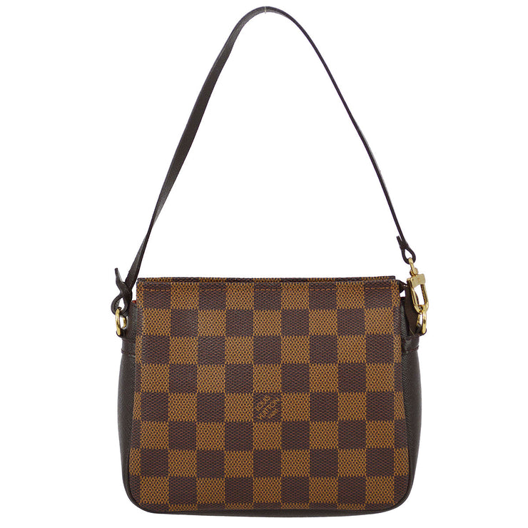 Louis Vuitton 2000 Damier Trousse Makeup Handbag N51982