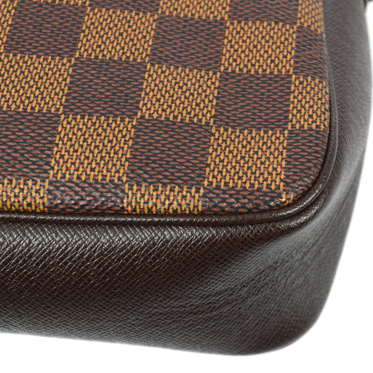 Louis Vuitton 2000 Damier Trousse Makeup Handbag N51982