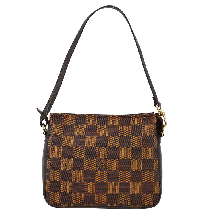 Louis Vuitton 2000 Damier Trousse Makeup Handbag N51982