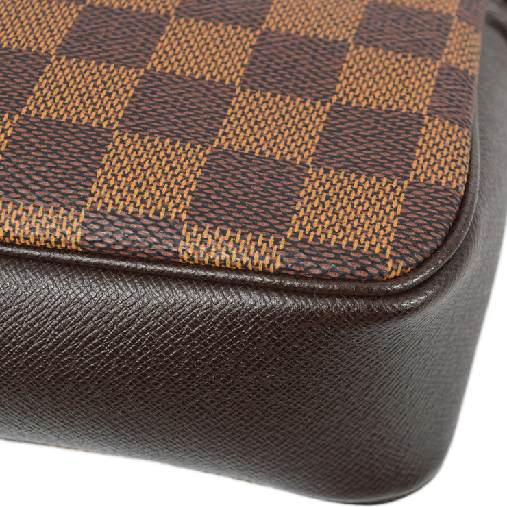 Louis Vuitton 2000 Damier Trousse Makeup Handbag N51982