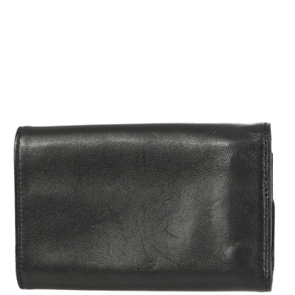 Chanel 1997-1999 Key Case Black Lambskin Small Good
