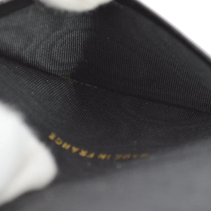 Chanel 1997-1999 Key Case Black Lambskin Small Good