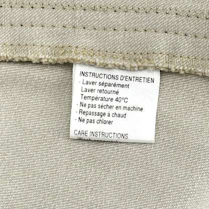 Chanel Skirt Beige Denim #44