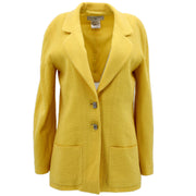 Chanel Single Breasted Jacket Yellow 99C #40