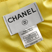 Chanel Single Breasted Jacket Yellow 99C #40