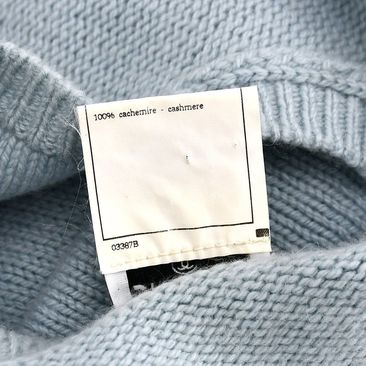 シャネル セーター ライトブルー 95A #40