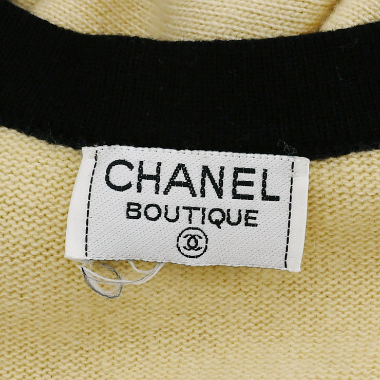 Chanel Short Sleeve Cardigan Ivory