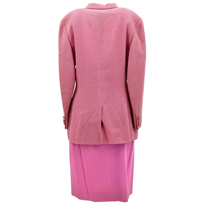 Celine single-breasted wool skirt suit  #42