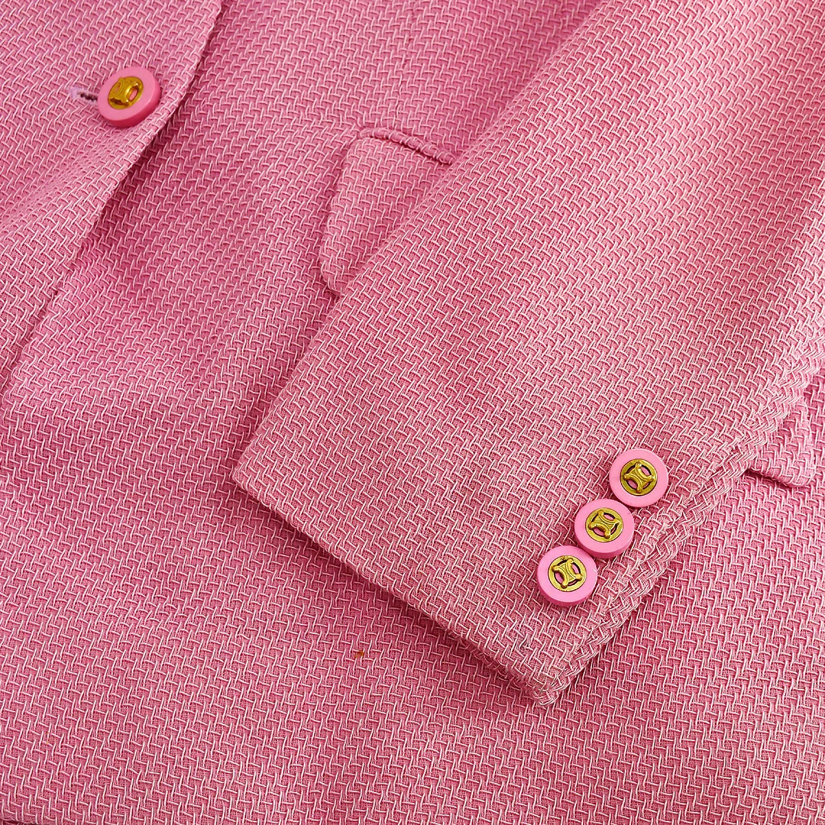 Celine single-breasted wool skirt suit  #42