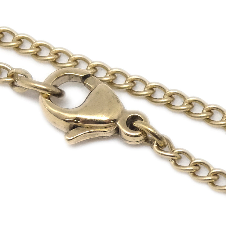 Chanel Star Chain Necklace Pendant White 03A