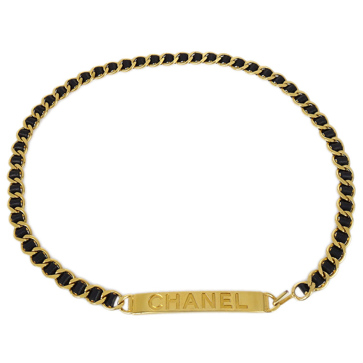 Chanel Gold Chain Belt Small Good 98P