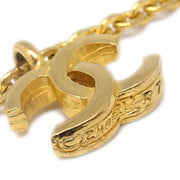 Chanel Mini CC Chain Pendant Necklace Gold 376/1982