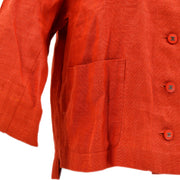 Chanel Blouse Shirt Red 96P #40
