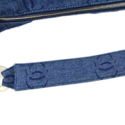 Chanel Blue Denim Hobo Shoulder Bag