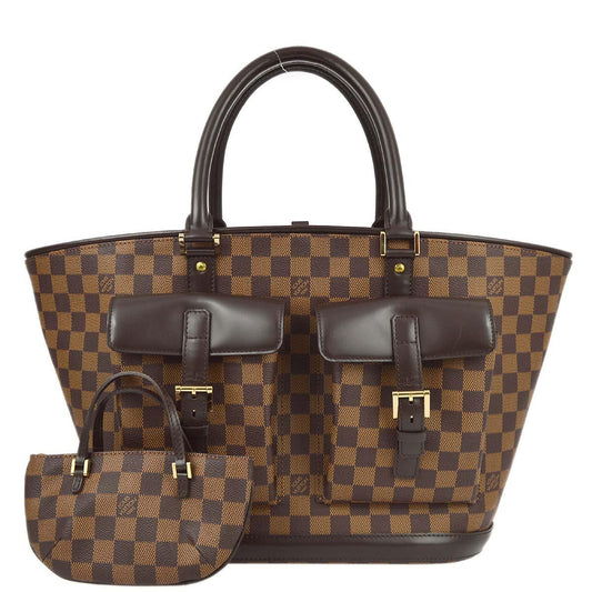 Louis Vuitton 2003 Damier Manosque GM Tote Bag N51120