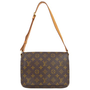 Louis Vuitton 2001 Monogram Musette Tango Short Shoulder Bag M51257