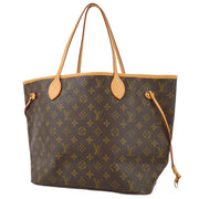 Louis Vuitton 2008 Monogram Neverfull MM Shoulder Tote Bag M40156