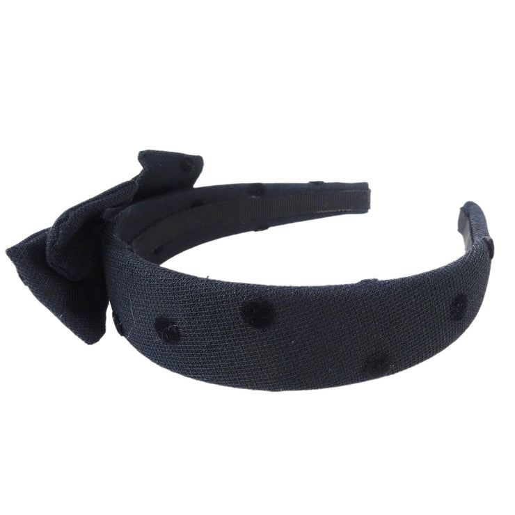 Chanel Bow Headband Black