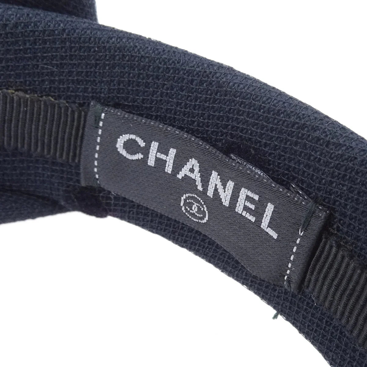 Chanel Bow Headband Black