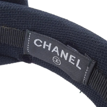 Chanel Bow Headband Black