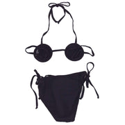 Chanel * Black Bikini Swimwear Swimsuit #38