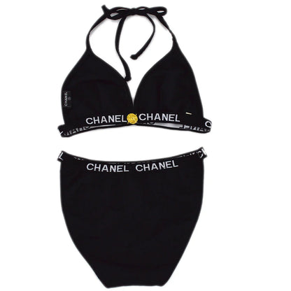 Chanel * Black Bikini Swimwear Swimsuit #36