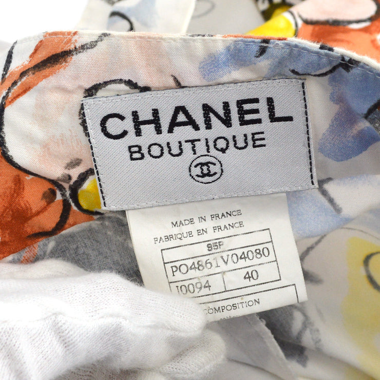 Chanel Spring 1995 Print Sleeveless Dress #40