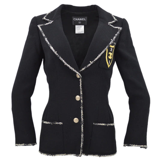 Chanel 2005 Black & White "Devil Wears Prada" Jacket #38