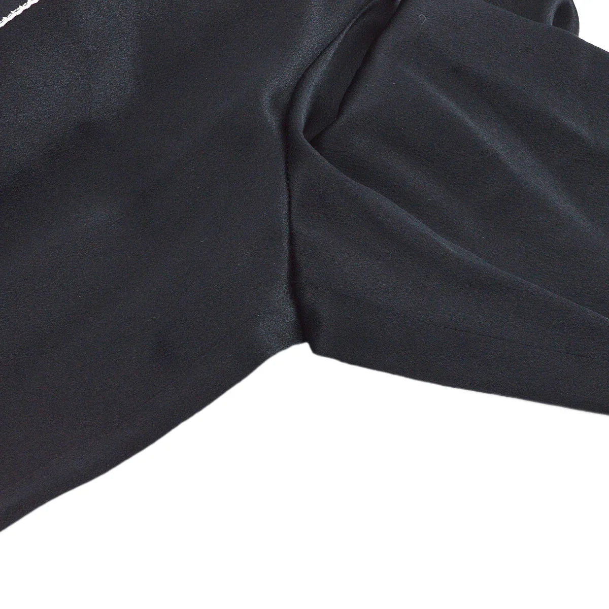 Chanel Blouse Shirt Black 94A #40
