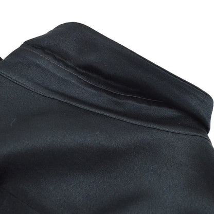 Chanel Ribbon Blouse Shirt Black 94A #36